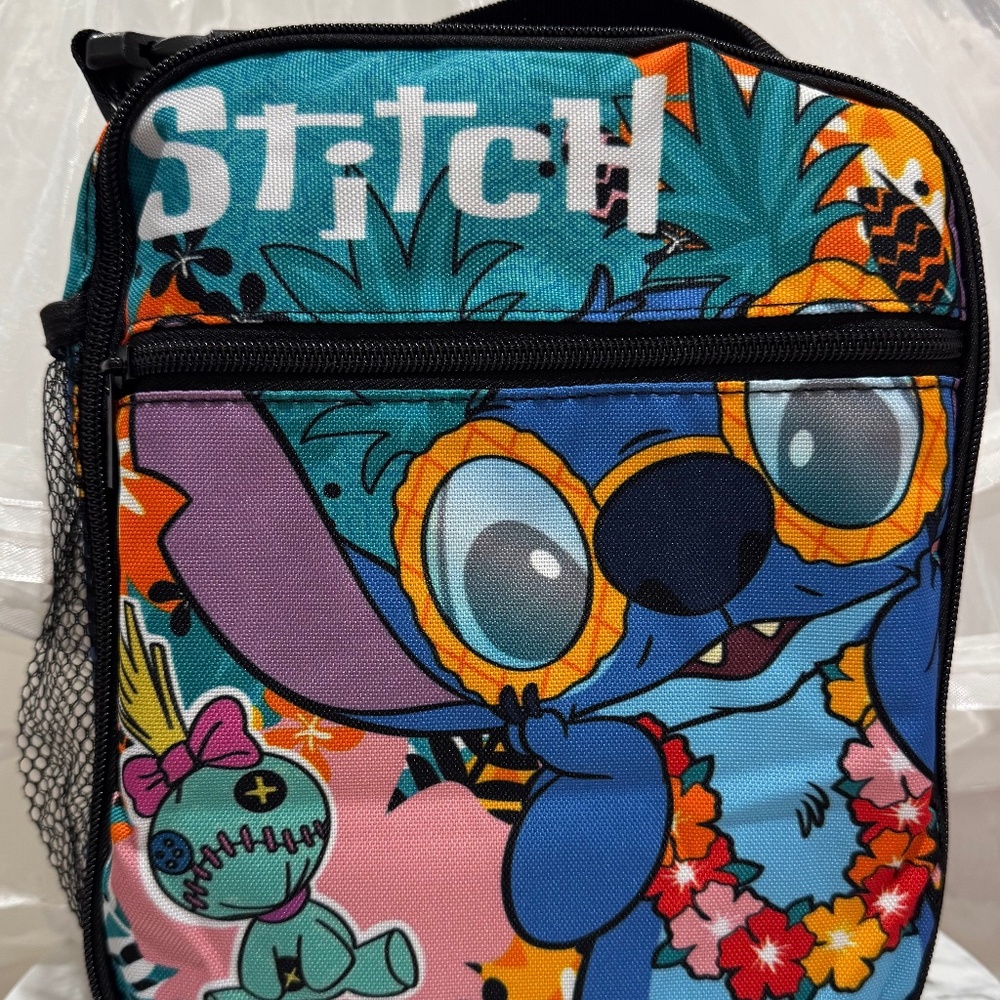 Tropical Blue Alien Top Handle Insulated Lunch Bag